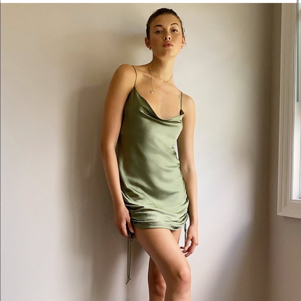 Aritzia Only Ruched Dress - Picture 1 of 9